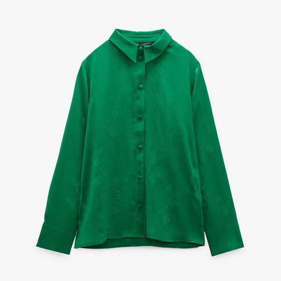 Floral Jacquard Top - Size XL | Elegant & Vibrant - Picture 1 of 5